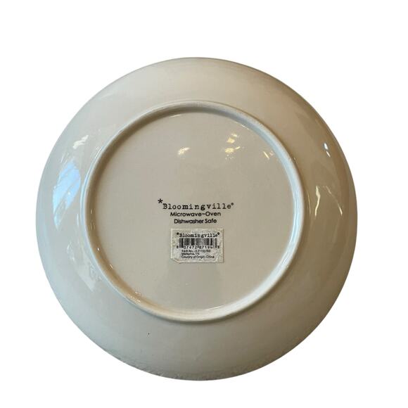 Set of 3 Bloomingville Floral Botanical 8.25" Appetizer Salad Plates - Picture 12 of 16